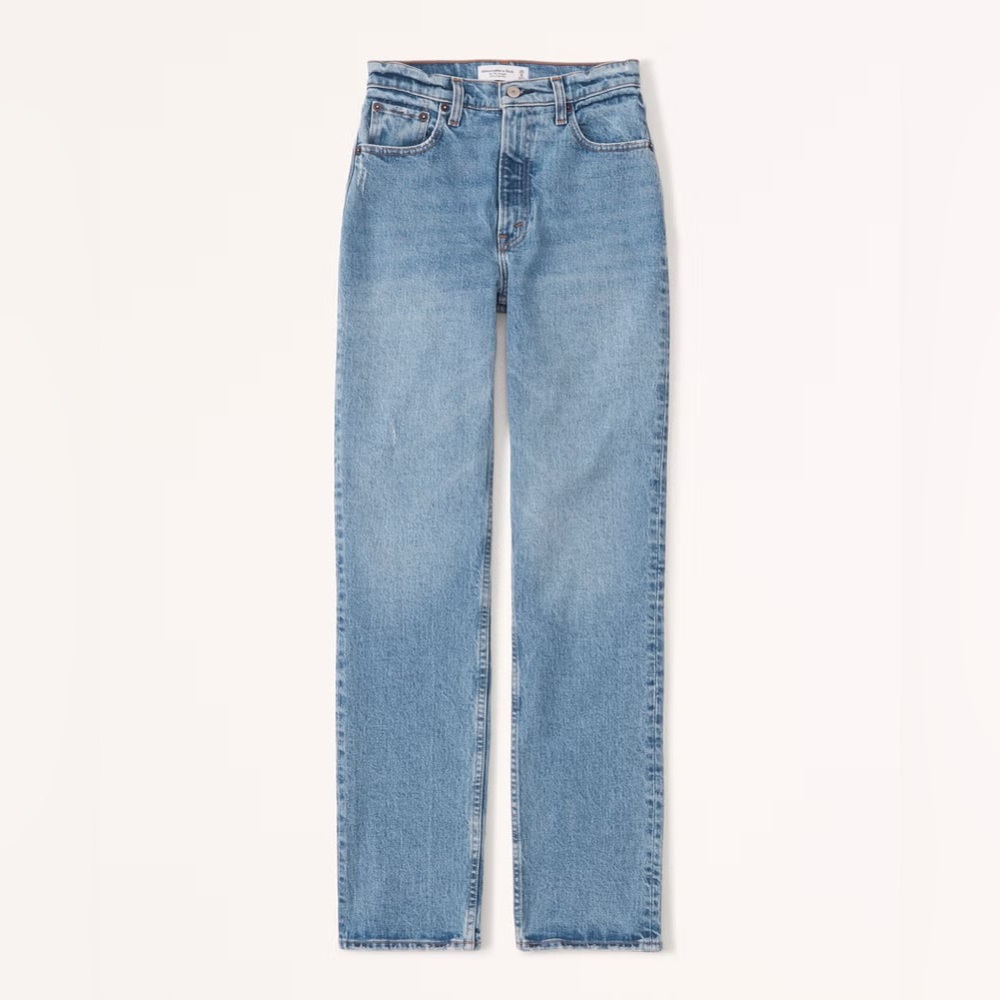 Abercrombie Ultra High Rise 90s Straight Jean size 34 regular